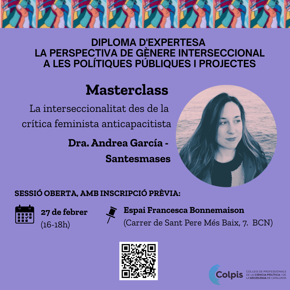 MASTERCLASS: LA INTERSECCIONALITAT DES DE LA CR�TICA FEMINISTA ANTICAPACITISTA