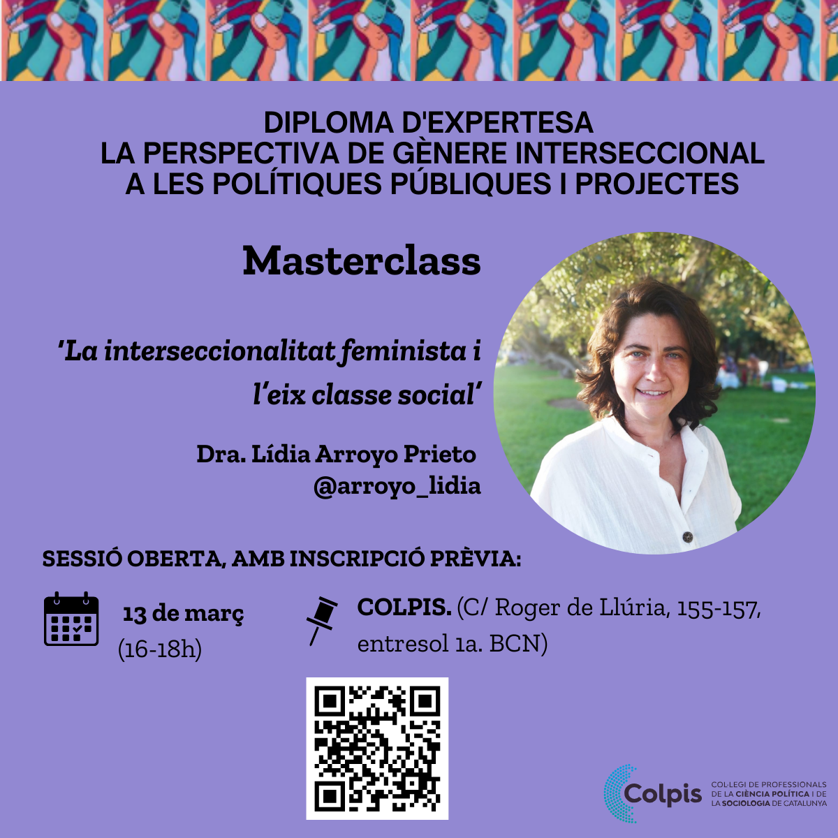 MASTERCLASS: LA INTERSECCIONALITAT FEMINISTA I L'EIX CLASSE SOCIAL
