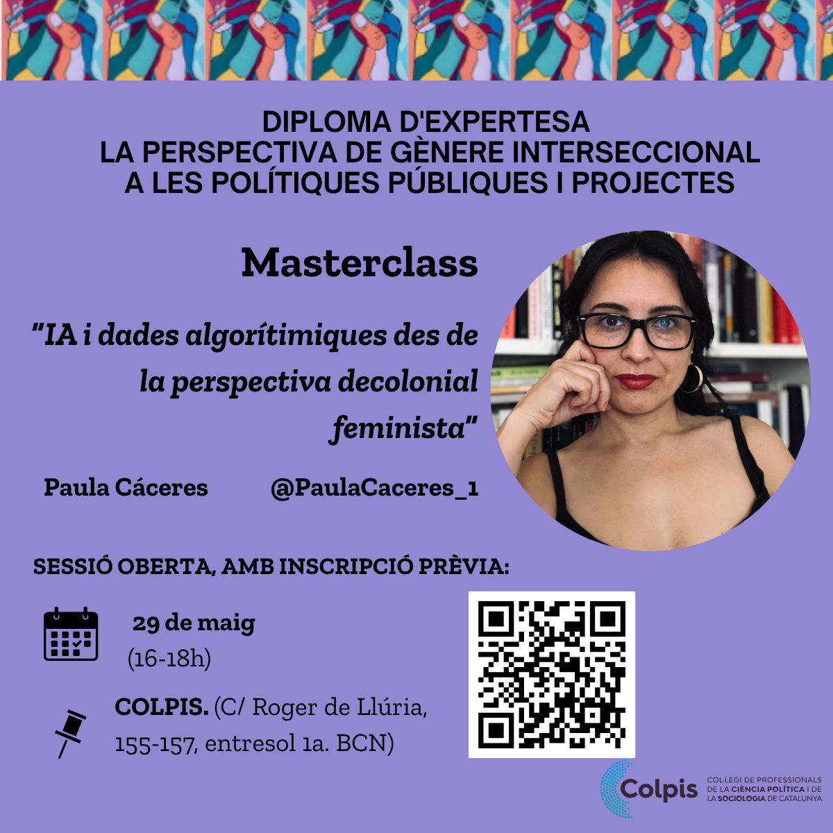 MASTERCLASS: IA I DADES ALGOR�TIMIQUES DES DE LA PERSPECTIVA DECOLONIAL FEMINISTA