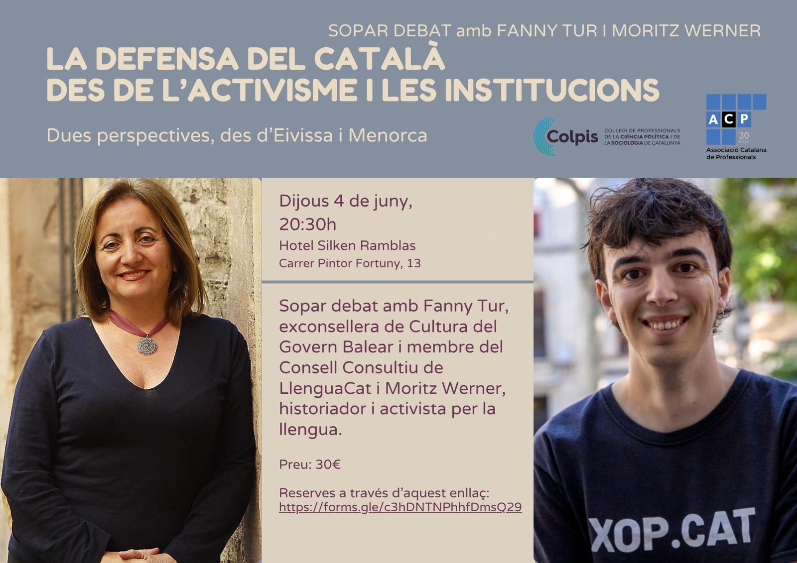 SOPAR DEBAT AMB FANNY TUR I MORITZ WERNER