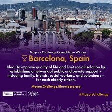 EL PROJECTE VINCLES BCN GUANYA EL PREMI MAYORS CHALLENGE