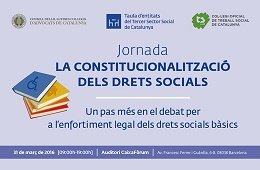 JORNADA 'LA CONSTITUCIONALITZACI DELS DRETS SOCIALS'