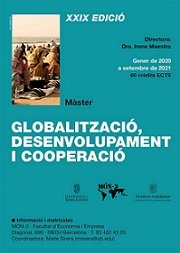 MSTER GLOBALITZACI, DESENVOLUPAMENT I COOPERACI (MN3)