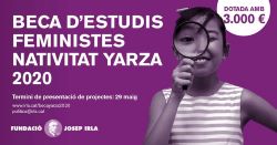 BECA D'ESTUDIS FEMINISTES NATIVIDAD YARZA 2020