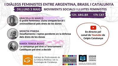 3a SESSIÓ DELS I DIÀLEGS FEMINISTES ENTRE ARGENTINA, BRASIL I CATALUNYA