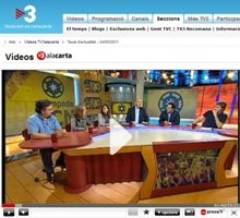 LA DEGANA EN FUNCIONS DEL COLLEGI, ANNA PARS, PARLA DEL MOVIMENT DELS 'INDIGNATS' AL PROGRAMA 'DIVENDRES' DE TV3
